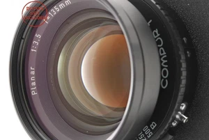 [NEUWERTIG] Carl Zeiss Planar T * 135 mm f/3,5 für Großformat COMPUR1 Objektiv aus JAPAN - Bild 1 von 24