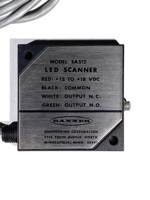 Banner LED Scanner Model SA512 - Image 1 of 4