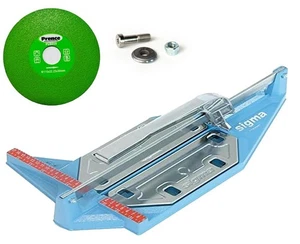 SIGMA 7F 14” Pull Tile Cutter + Scoring Wheel & Multi Blade SHIPS FROM USA - Picture 1 of 16