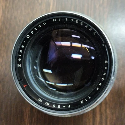 Zeiss - Opton Sonnar T 85mm f/2 Lens for Contax RF   US Seller - Image 1 of 4