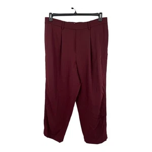 Vince Pants Mid Rise Pull on Tapered burgundy size 1X - Picture 1 of 6