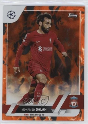 2022-23 Topps UEFA Club Competitions Inferno Foil Mohamed Salah #71 - Image 1 of 3