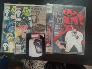 Vintage Punisher Dare Devil Comic Lot mit Punisher Erkennungsmarken Sammlerstück - Bild 1 von 4