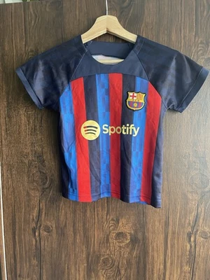 FC Barcelona Home Shirt 2022/23 – Ansu Fati #10 – Size 20 Age 5-6 Years - Image 1 of 4