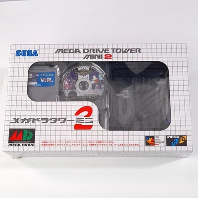MEGA DORA TOWER Mini 2 Kit Sega Japan New Sealed -Mega Drive 1&2 Mini- - Image 1 of 4