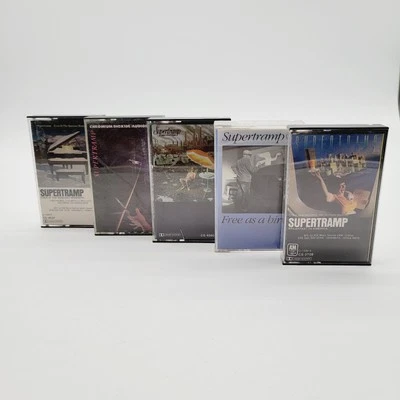 Supertramp Cassette Tapes Lot Of 5 Rock Vintage A&M Records Roger Hodgson - Image 1 of 4