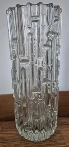 Vintage Tschechische Rudolfova Hut Struktur Vase entworfen von Frantisek Vizner - Bild 1 von 3