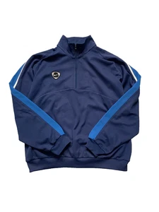 Vintage Nike Team Zip Track Jacket Logo Drill 1990s Hombres Talla M Azul - Imagen 1 de 24