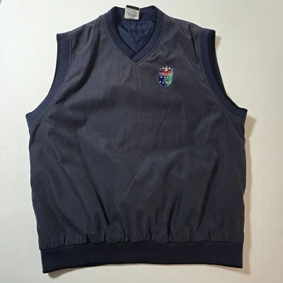 Mens Large Weather Proof Golf Vest World Golf Hall Of Fame  - Image 1 of 4