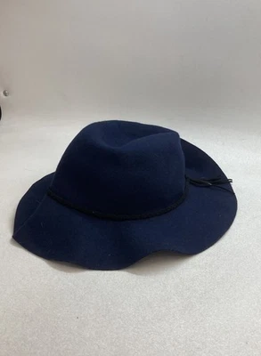 Lote de 2 sombreros floppy Fedora de lana para mujer American Eagle azul marino borgoña talla M Foto 1 de 4