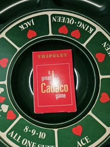 Vtg 1976 Cadaco Turntable Tripoley Elite Edition #255 Poker Party Game COMPLETE - Picture 1 of 8