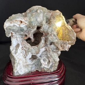 1435g Large Alxa Gobi Desert Botryoidal Agate Showcase, Healing Crystal #24173 - Picture 1 of 16