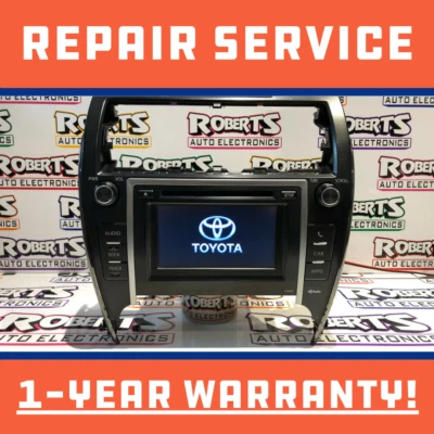 2012-2014 TOYOTA Camry *REPAIR SERVICE* OEM NAV Radio *86140-06021* P10470 Foto 1 de 4