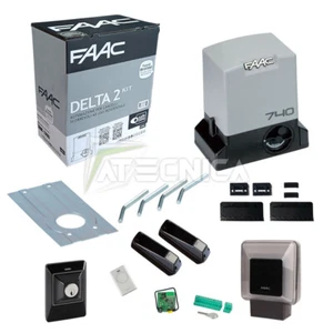 Kit cancello scorrevole FAAC DELTA 2 KIT SAFE 1056303445 automazione 500kg 230V - Imagen 1 de 1
