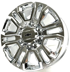 20" chrome OE 5957 replica 96455 rims fits 2011 2025 Chevy Silverado 2500 8x180 - Picture 1 of 11