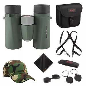 Kowa BD II XD 8x32mm Roof Prism Binocular, Cleaner Cloth, Cap, Flashlight Bundle - Picture 1 of 6