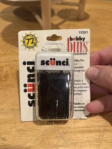 Vintage Scunci Bobby Pins Pack of 72 Storage Case 1998 15361 - Picture 1 of 4