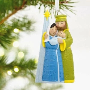 Hallmark VIDA Nativity Red Box Christmas Tree Ornament  New Sealed - Picture 1 of 8