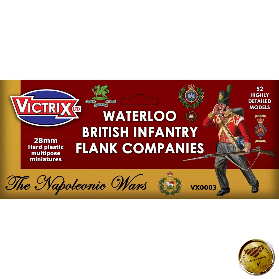 28mm Victrix VX0003 Waterloo British Infantry Flank Companies