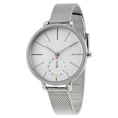 Reloj para mujer Skagen SKW2358 Hagen acero inoxidable tono plateado esfera blanca 34 mm Foto 1 de 4
