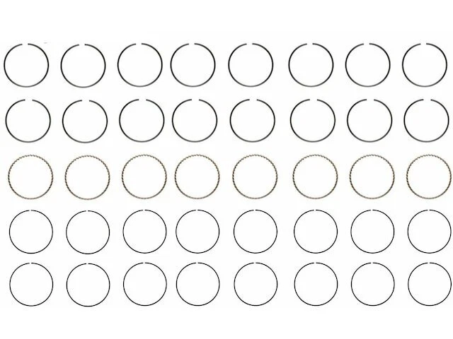 Anillo de pistón Hastings 56891GMFS 1988 1989 1990 para GMC V3500 1987-1991 Foto 1 de 2