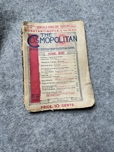 Antique June 1897 Cosmopolitan Mag. “War Of The Worlds” H. G. Wells Moonshining - Picture 1 of 5
