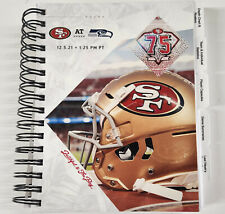 2021 San Francisco 49ers Single Game NFL Football Media Guide 12/5 vs Seahawks