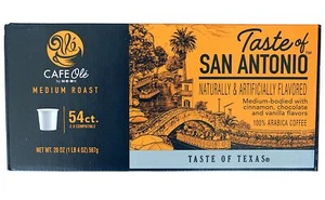 Cafe Ole Taste of San Antonio Medium Roast Kaffee 54 Stück K Tassen 3er Pack - Bild 1 von 3