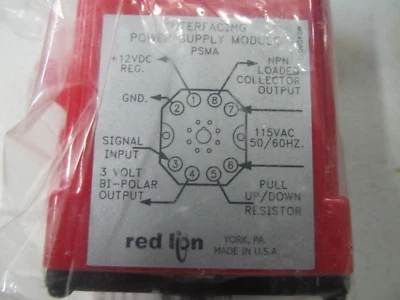Relé agitador Red Lion, PSMA1000 nuevo excedente aún sellado de fábrica Foto 1 de 4