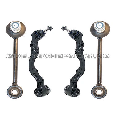 JAGUAR VANDEN XJ8 XJR FRONT LOWER CONTROL ARMS BALL JOINT + SWAY BAR LINKS SET 4 - Image 1 of 2