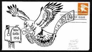 1735 'A' Rate 15c Stamp (1978) THE USPS EAGLE ICON FDC FROM MALLOY CACHETS !!! - Picture 1 of 1