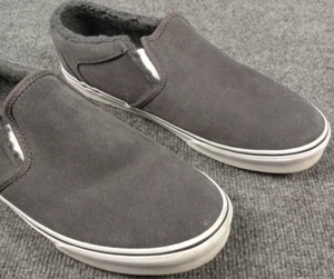 Vans Sneaker Schuhe Herren 11 anthrazit grau weiß 721356 Slipper schön niedrig - Bild 1 von 13