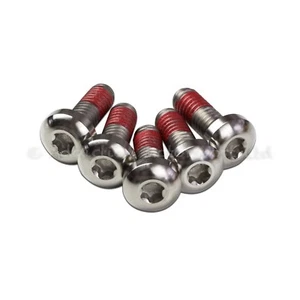 Harley Davidson Dyna Super Glide Custom 1995-10 Titanium Front Disc Rotor Bolts - Picture 1 of 1