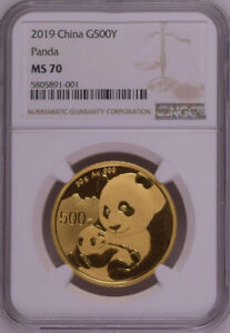 NGC MS70 2019 China Panda 30g Gold Coin
