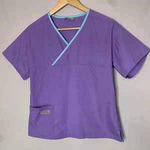 Urbane Scrub Top Purple Cross Over Women's To Fit 8 - 10 / XS - S C: 98cm Scrubs - Picture 1 of 5