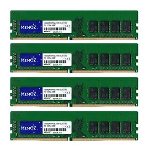 64GB DDR4 2666 MHz 4x 16GB Desktop PC RAM Memory DIMM PC4 21300 288 Pins UDIMM - Picture 1 of 4