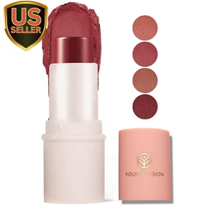 Blush Stick, Putty/Cream Makeup Blush, Multi-Use Lip and Cheek Tint, Lightwei... - Picture 1 of 1