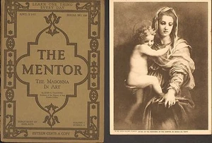 The Mentor--5 Gravures Prints-Madonna in art--4/2/1917-----40 - Picture 1 of 1