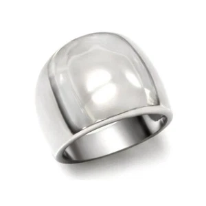 Dome Ring 925 Sterling Silver Dome Rings Silver Handmade Dome Rings For Men's - Imagen 1 de 4