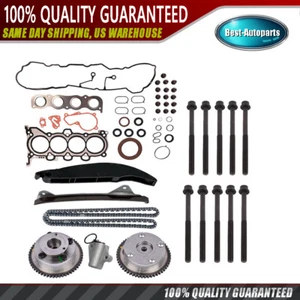 For 11-16 Kia Soul Hyundai 1.8L 2.0L Head Gasket Set+Timing Chain Kit CVVT Gear - Picture 1 of 11