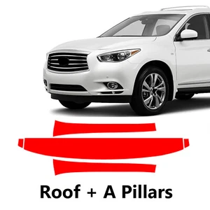 Roof+A Pillars PreCut Paint Protection Film For INFINITI QX60 BASE 2014-2015 - Picture 1 of 6