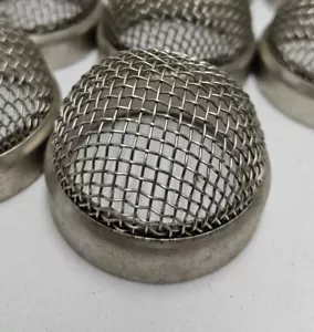 LARGE LOT OF 12 PCS. STAINLESS STEEL STEEL WIRE MESH PIPE STRAINER - Picture 1 of 7