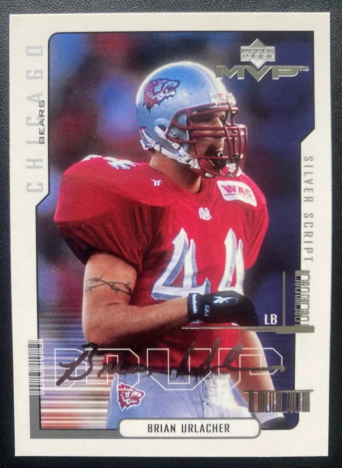 2000 Upper Deck MVP Silver Script BRIAN URLACHER RC #192 CHICAGO BEARS - Image 1 of 1