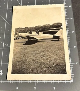 1940s Barre MA Mass HILLER AIRPORT Airplane Plane Antique Snapshot PHOTO - Picture 1 of 3