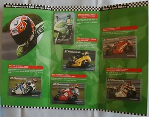 BT Telefonkarten - SUPERSPORT 600, 6 Karten Set. Neuwertig in sehr gutem Umschlag. - Bild 1 von 5