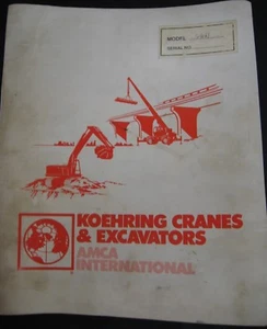 Bantam Model 6611 Excavator Operator and Maintenance Manual - Picture 1 of 1