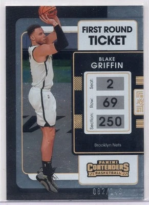 Blake Griffin 2021-22 Panini Contenders Basketball First Round Ticket #082/149 - Image 1 of 2