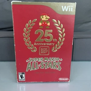 Super Mario All-Stars 25th Anniversary Limited Edition (Nintendo Wii) CIB! funziona - Foto 1 di 10