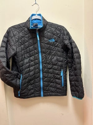 Chaqueta Thermoball The North Face Gris Oscuro Jóvenes Niños Med 10/12 Acolchado Puffer Foto 1 de 4