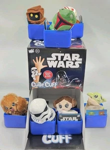 Lot Of 7 Open Disney Star Wars Cutie Cuff Plush Snap, Hug, & Go With Capsules - Picture 1 of 12